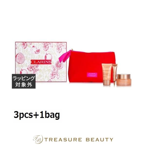 【並行輸入品】【送料無料】クラランス エクストラ ファーミング セット  3pcs+1bag (スキ...
