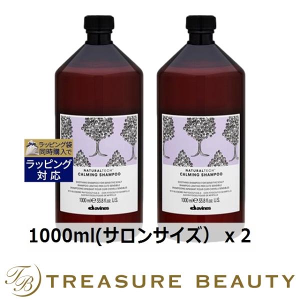 【送料無料】ダヴィネス ナチュラルテック シャンプー＜C＞ お得な2個セット 1000ml(サロンサ...