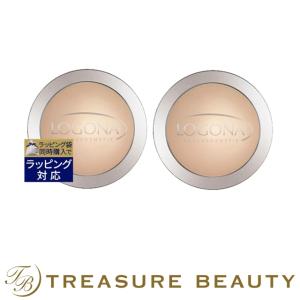 ロゴナ プレストパウダー 01ライトベージュ 10g x 2 (プレストパウダー)｜treasurebeauty