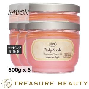 【送料無料】SABON サボン ボディスクラブ ラベンダーアップル  600g x 6【仕入れ】 (ボディ...まとめ買い｜treasurebeauty