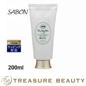 SABON サボン シルキー ボディ ミルク ホワイトティー  200ml (ボディローション)｜treasurebeauty