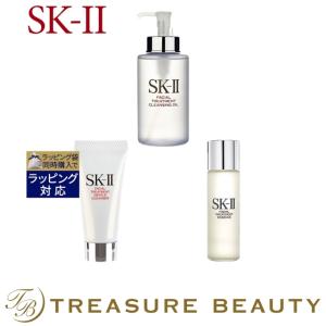 【送料無料】SK2 ピテラベーシックケア 3点セット/FTクレンジングオイル 250ml  ＋ FTエッセ...｜treasurebeauty