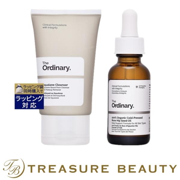 THE ORDINARY ジ オーディナリー スクワラン クレンザー 50ml と100%オーガニッ...