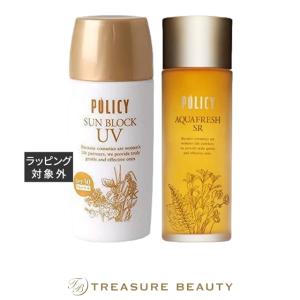 【送料無料】ポリシー サンブロックUV 55g とアクアフレッシュSR 120ml のセット (スキンケ...