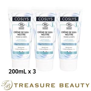 コスリス ニュートラルボディ＆フェイスクリーム お得な3個セット 200mL x 3 (ボディクリーム)｜treasurebeauty