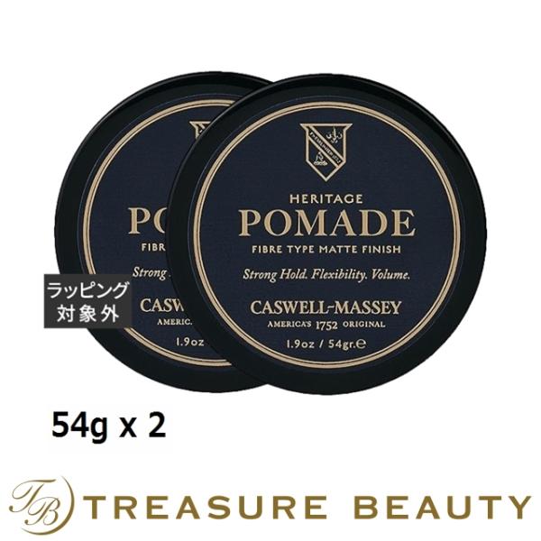 【並行輸入品】キャスウェル マッセイ ヘリテージ ポマード マットファイバー お得な2個セッ...【...