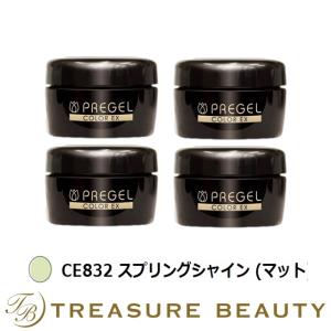 プリジェル プリジェル カラーEX CE832 スプリングシャイン (マット)  x 4 (ネイル用品)｜treasurebeauty