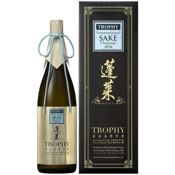 蓬莱　ISC部門別最高位トロフィー受賞酒　純米吟醸　岐阜県飛騨産ひだほまれ　精米歩合55％　1800...