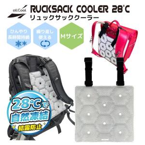 allCool 28℃PCMリュックサッククーラー Mサイズ AC-RSC002M-GY メンズ レディース ユニセックス キッズ ジュニア 通勤 通学 暑さ対策 熱中症対策