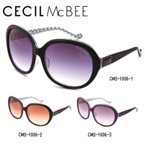 サングラス セシルマクビー CECIL McBEE CMS1006-1/CMS1006-2/CMS1006-3 紫外線 UV レディース 女性 プレゼント ギフト ラッピング無料｜treasureland