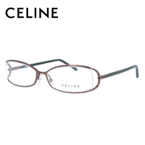 メガネ フレーム セリーヌ CELINE PCメガネ ブルーライトカット 老眼鏡 伊達 ブランド おしゃれ めがね VC1409M 54 08F4 ハーフリム プレゼント ギフト｜treasureland