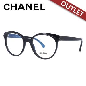 訳あり アウトレット メガネ フレーム シャネル CHANEL メガネ PC 老眼鏡 伊達 ブランド CH3355 C501 51｜treasureland