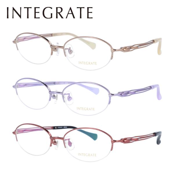 メガネ フレーム インテグレート INTEGRATE PCメガネ ブルーライトカット 老眼鏡 伊達 ...