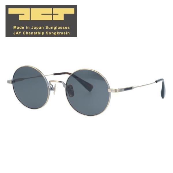 ジェイ サングラス JAY JAY-2 ANTIQUE GOLD 48 ラウンド 日本製 チャナティ...