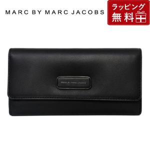 マーク バイ マークジェイコブズ 長財布 ブラック 黒 Trifold Flap Wallet 001 M0006935 レディース 女性 プレゼント ギフト ラッピング無料｜treasureland