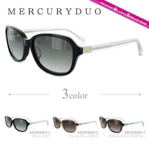 マーキュリーデュオ サングラス MERCURYDUO MDS9009-1/MDS9009-2/MDS9009-3 アイウェア 紫外線 UV レディース 女性 プレゼント ギフト ラッピング無料｜treasureland