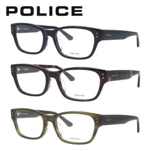 ポリス メガネフレーム 国内正規品 ブルーライトカット 老眼鏡 伊達メガネ アジアンフィット POLICE VPLL90J 54 スクエア型 ユニセックス メンズ レディース｜treasureland