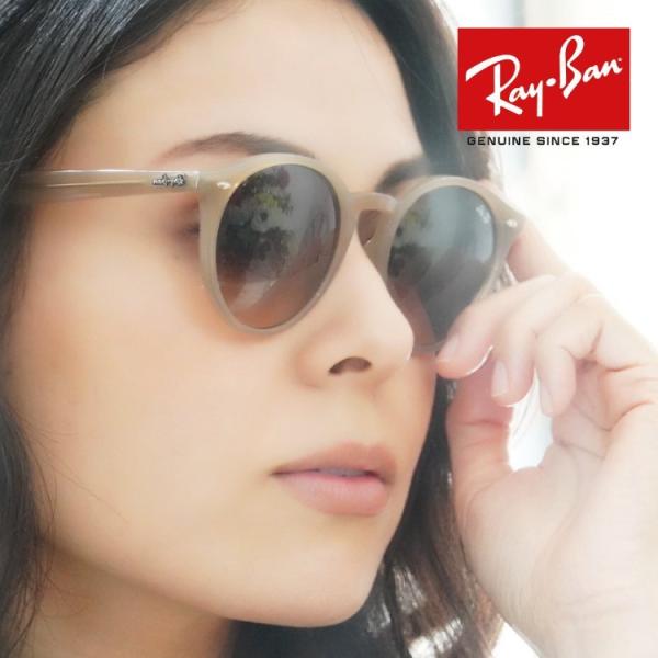 サングラス レイバン rayban ライトブラウン ベージュ 茶 ボストン 人気 RB2180F 6...