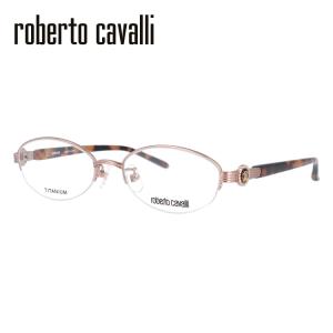 メガネ フレーム ロベルト カバリ Roberto Cavalli PC 老眼鏡 伊達 ブランド おしゃれ めがね RC0606-1 51 roberto cavalli ハーフリム プレゼント ギフト｜treasureland