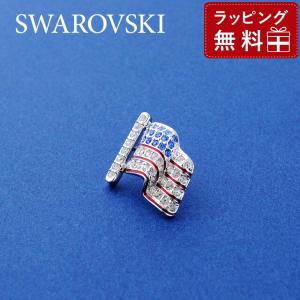 スワロフスキー SWAROVSKI ブローチ 992198 PIN GEAR TACK FLAG クリスタル ガラス アクセサリ レディース 女性 プレゼント ギフト ラッピング無料｜treasureland