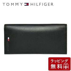 トミーヒルフィガー TOMMY HILFIGER 財布 メンズ 男性 二つ折り 長財布 本革 ブラック 黒 31TL19X015-001 0092-5473 01 プレゼント ギフト ラッピング無料