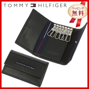 訳あり アウトレット トミーヒルフィガー TOMMY HILFIGER キーケース メンズ 男性 ブラック 黒 6キーホック 31TL17X017-001 0094-5692 01｜treasureland