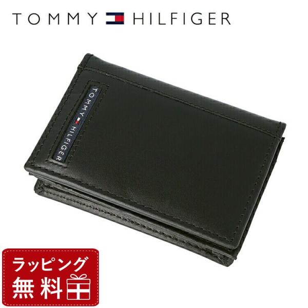 トミーヒルフィガー TOMMY HILFIGER カードケース 名刺入れ メンズ 男性 本革 31T...