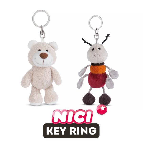 NICI（ニキ）クラシックベア 2024 キーリング ベアベンディックス アントエンジ /　Key ...