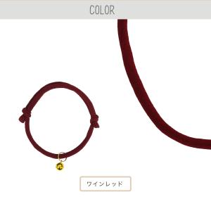 猫 首輪 おしゃれ かわいい(シンプルひも猫首...の詳細画像2