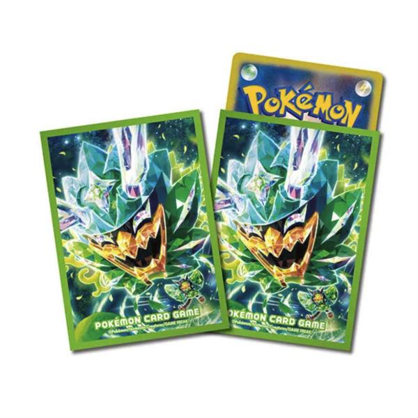 ポケモンカードゲーム デッキシールド プレミアム・グロス テラスタルオーガポン みどりのめん