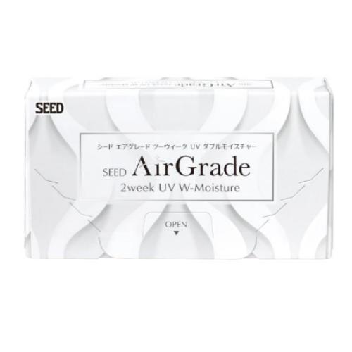 エアグレード 2ウィーク UV ダブルモイスチャー 1箱 (6枚入り) シード 2week シリコー...