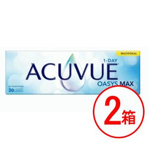 ワンデーアキュビューオアシスMAXマルチフォーカル3０枚パック２箱 ジョンソン＆ジョンソン １day １日使い捨てコンタクトレンズ 要処方箋 送料無料｜tree