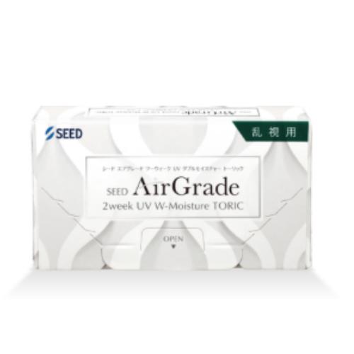 エアグレード 2ウィーク UV ダブルモイスチャートーリック 1箱 (6枚入り) シード 2week...
