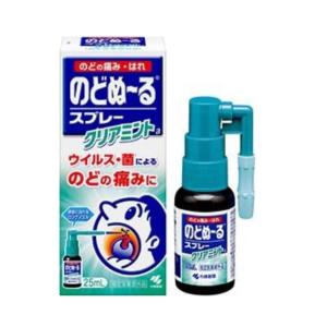 のどぬ~るスプレー クリアミント 25ml 指定医薬部外品