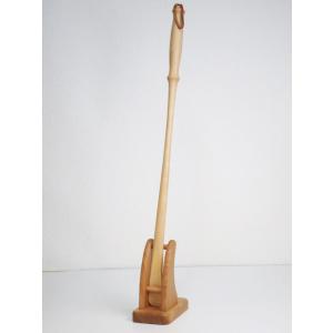 SALE セール 靴ベラ＆スタンドセット カバ 樺 靴べら スタンド セット くつべら ロング ７０...