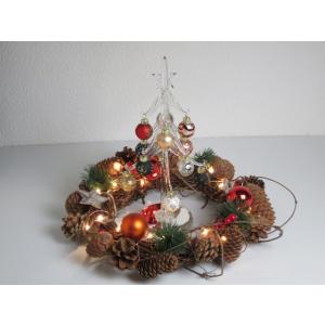 クリスマス リース レス イヴェール LEDス...の詳細画像3