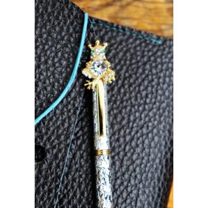 父の日 ギフト カエル ボールペン シルバー ...の詳細画像4