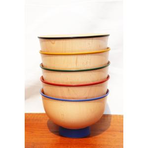 山中塗 いろは椀 カラフル 漆器 お椀 汁椀 ...の詳細画像1