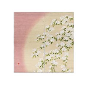 麻のれん 手描きのれん 「山法師」本麻のれん 本麻 のれん 暖簾 洛柿庵