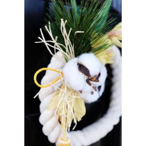 おめでた飾り コットンと松の壁飾り 32cm(...の詳細画像1
