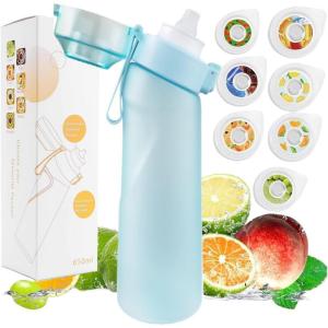水筒 フレーバーウォーターボトル ウォーターボトル ボトル ドリンクボトル フレーバーウォーター ストロー付 直飲み 漏れ防止 水の味が変わる水筒 透明