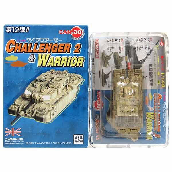 【6】 童友社 1/144 マイクロアーマー 第12弾 CHALLENGER2＆WARRIOR チャ...