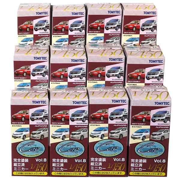 【12SET】 トミーテック 1/150 ザ・カーコレクション Vol.8 ミニバン編 全12種セッ...