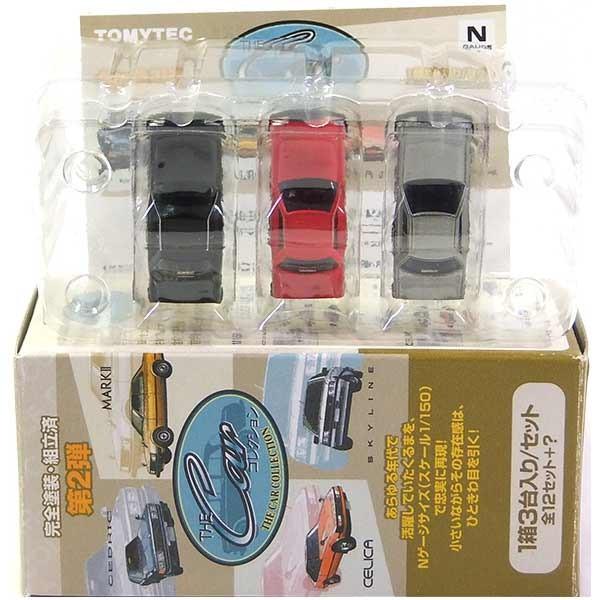 【4A】 トミーテック 1/150 ザ・カーコレクション 第2弾 スカイライン 銀/赤/黒 3種セッ...