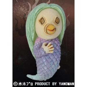 【5】 やのまん 水木しげる 妖怪フィギュア 大百怪 怪帰録 アマビエ 彩色 単品