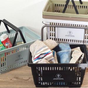 バスケット プラスチック 買い物かご おしゃれ...の詳細画像1