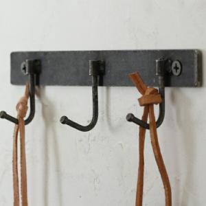 フック アイアン ポールフック (奥行:約12cm) 金具 壁 引っ掛け