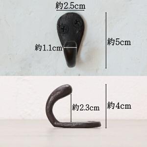 アイアン フック 鉄フック 帽子フック ウォー...の詳細画像4