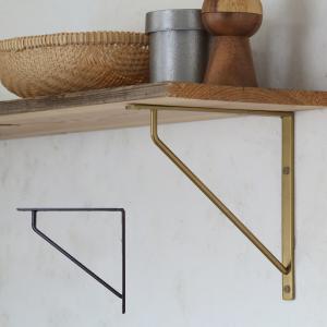 お値下げ！3個 FUTAGAMI 真鍮製 L字型棚受け ゴールド大 棚受け | FUTAGAMI | niguramu