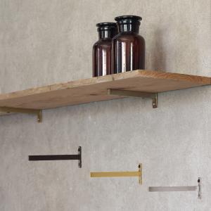 棚 diy 棚受け金具 棚受け ヴィンテージ アイアン ブラケット L